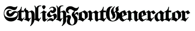 Stylish Font Generator
